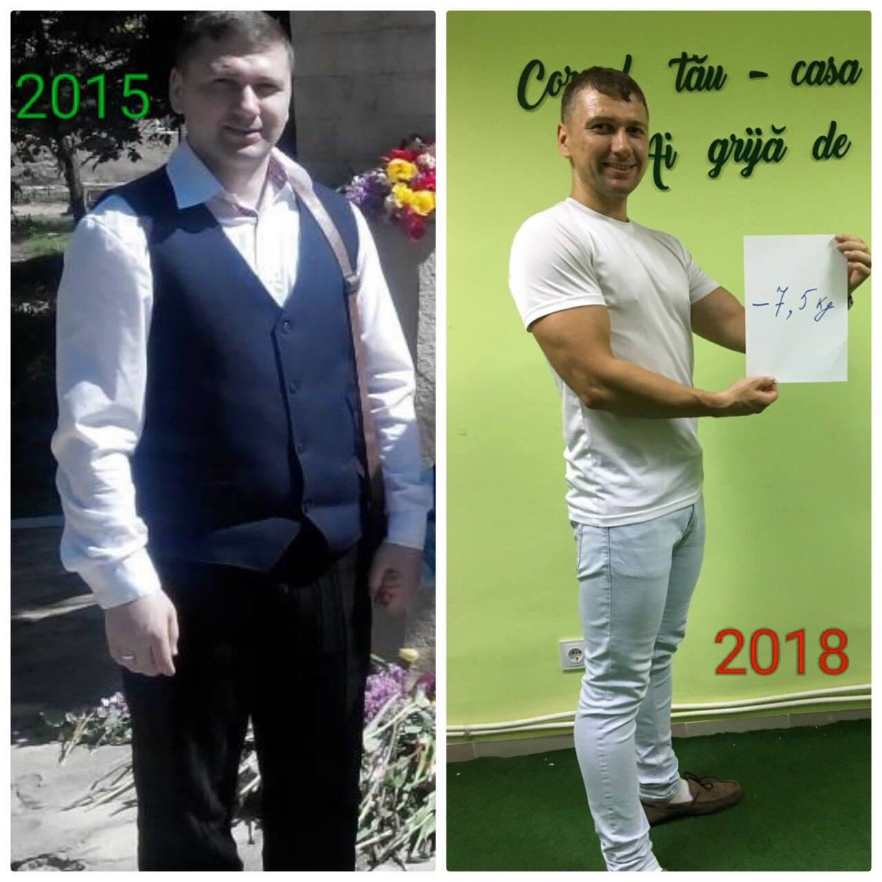 Vadim: before and after the program