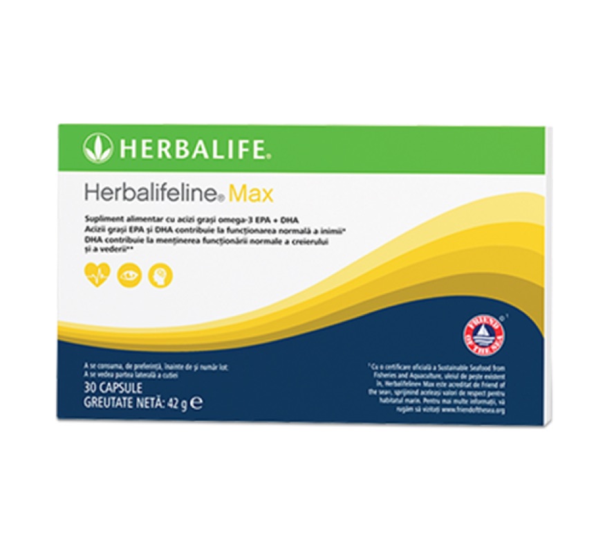 Herbalifeline® Max Omega-3 - cutie cu 30 de capsule